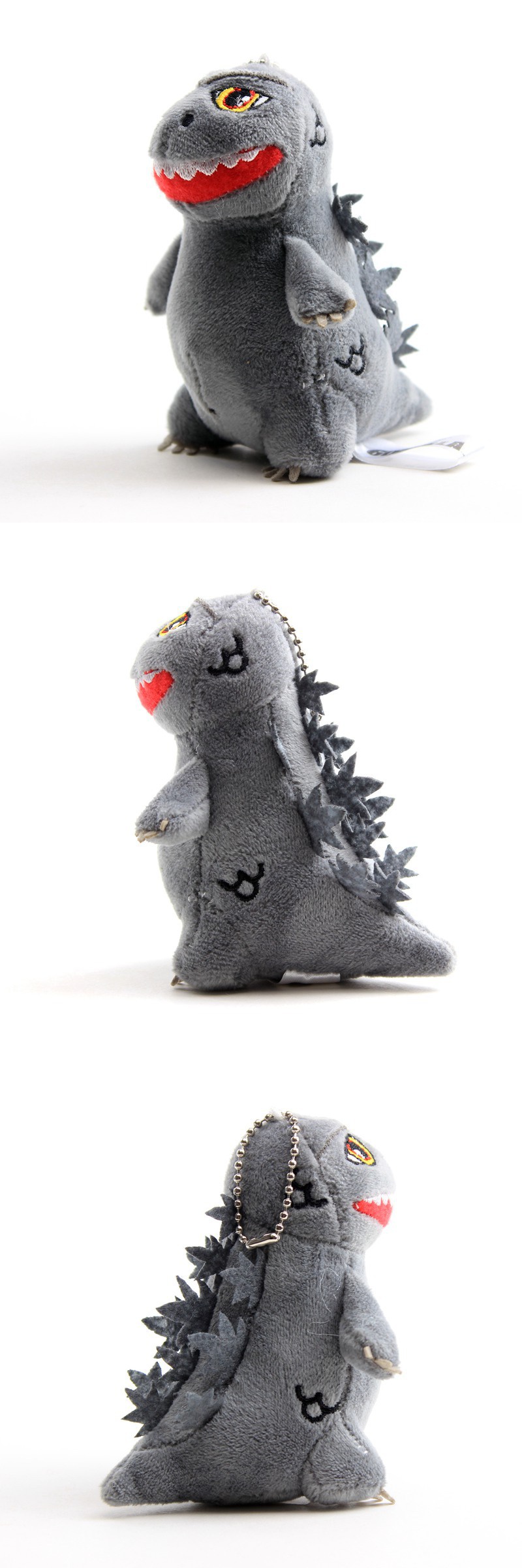 q版哥斯拉公仔恐龙小怪兽毛绒玩具卡通动漫怪兽玩偶布娃娃2色