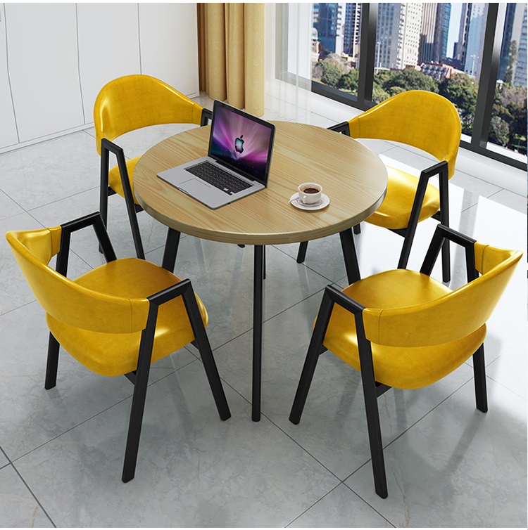 工匠时光酒店桌椅大厅接待桌椅组合洽谈桌椅as-jdzy20210627休闲桌椅