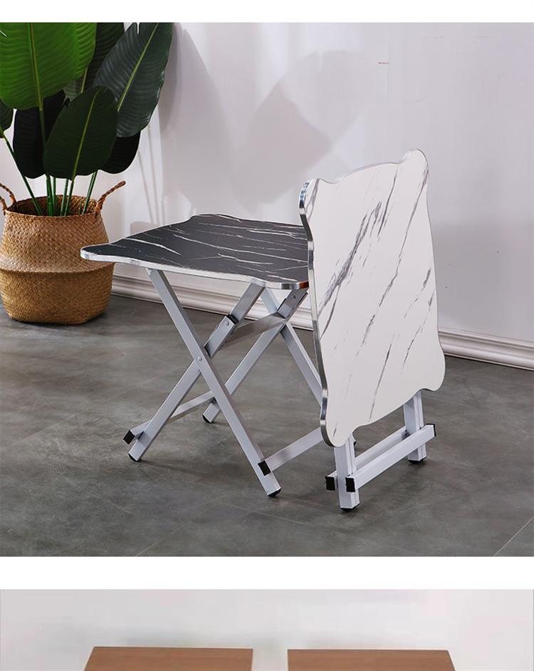 折叠桌架子配件餐桌办公写字学习桌支架简易便携地摊桌腿铁艺金属