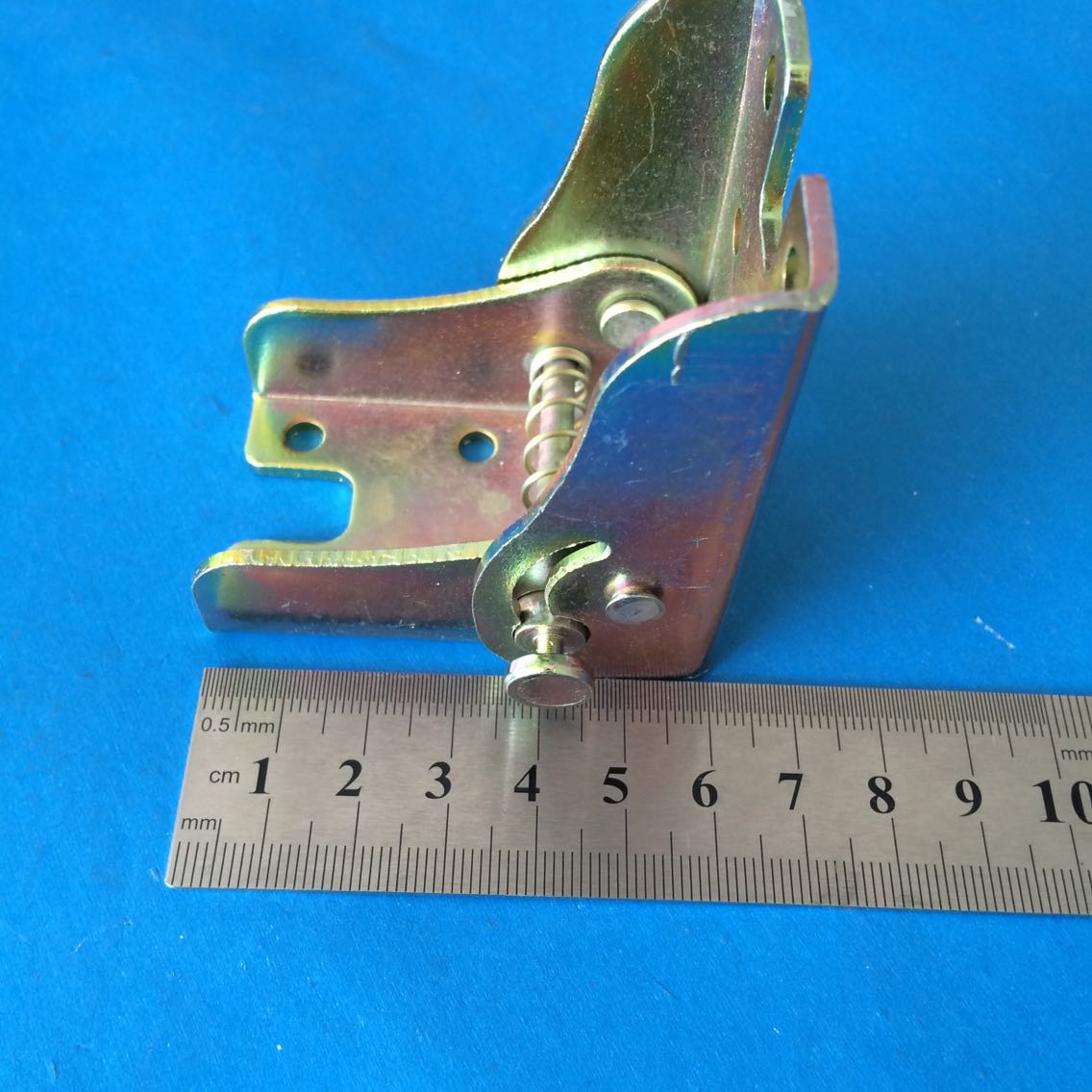 折叠件 桌腿折叠五金配件90度 折叠铰链90度自锁家具连接件折叠脚