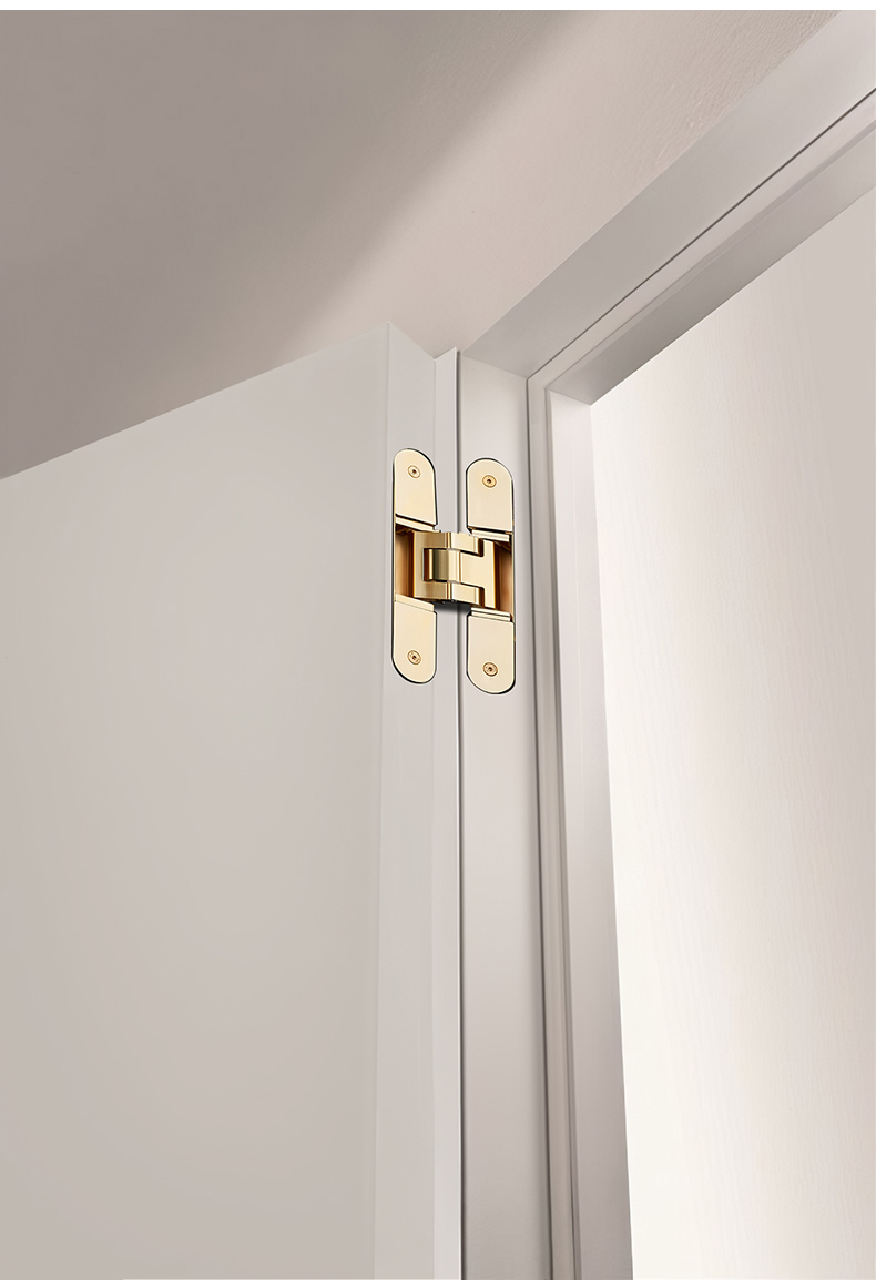 隐形门暗门合页隐藏式暗藏铰链三维可调节十字木门内外开折叠荷叶敬平