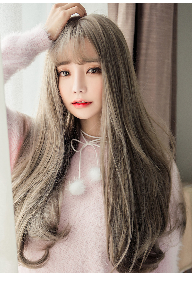 假发女长发长卷发真发套整顶网红日常一条鱼的店全头套式 你那么美