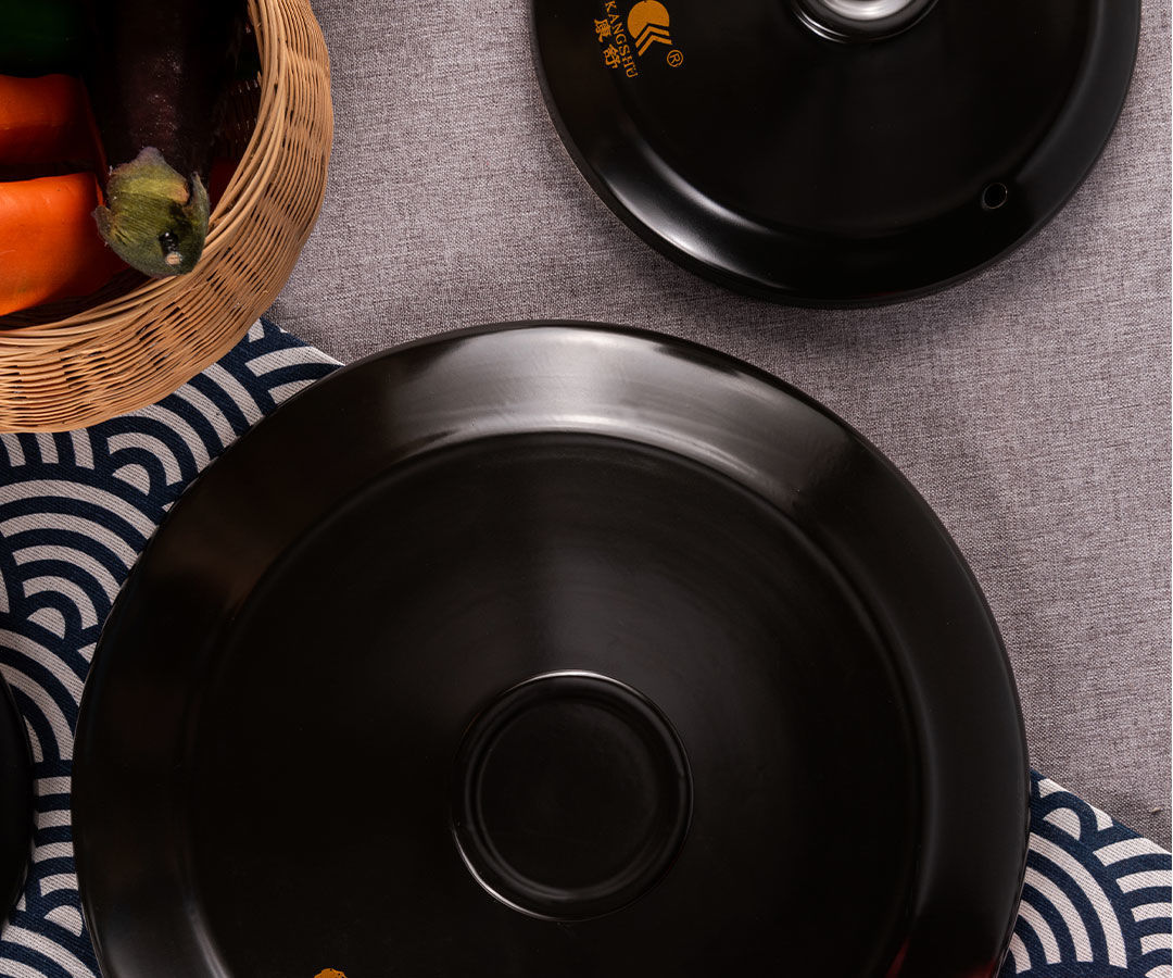 耐高温陶瓷砂锅盖子干烧锅盖各种型号砂锅煲盖汤锅盖煲仔饭石锅盖165