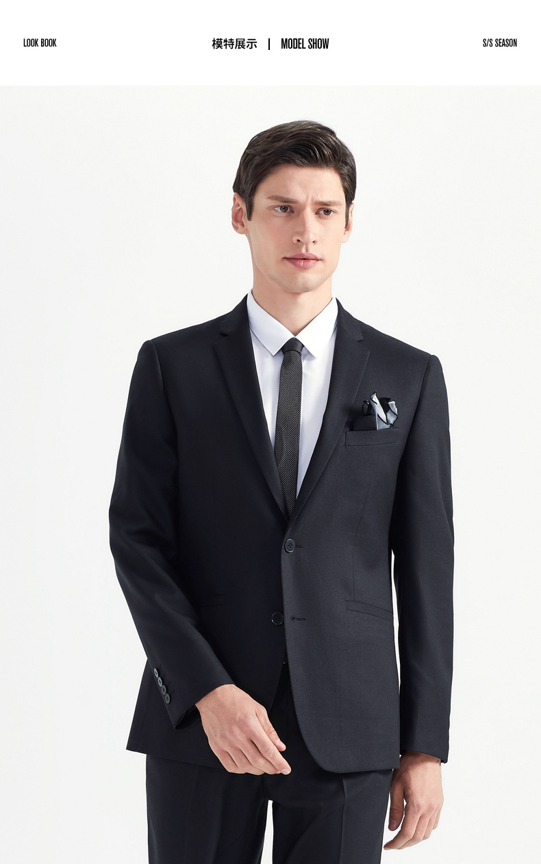 休闲纯色时尚西服套装男士正装办公职场套西结婚礼服【价格 图片 品牌