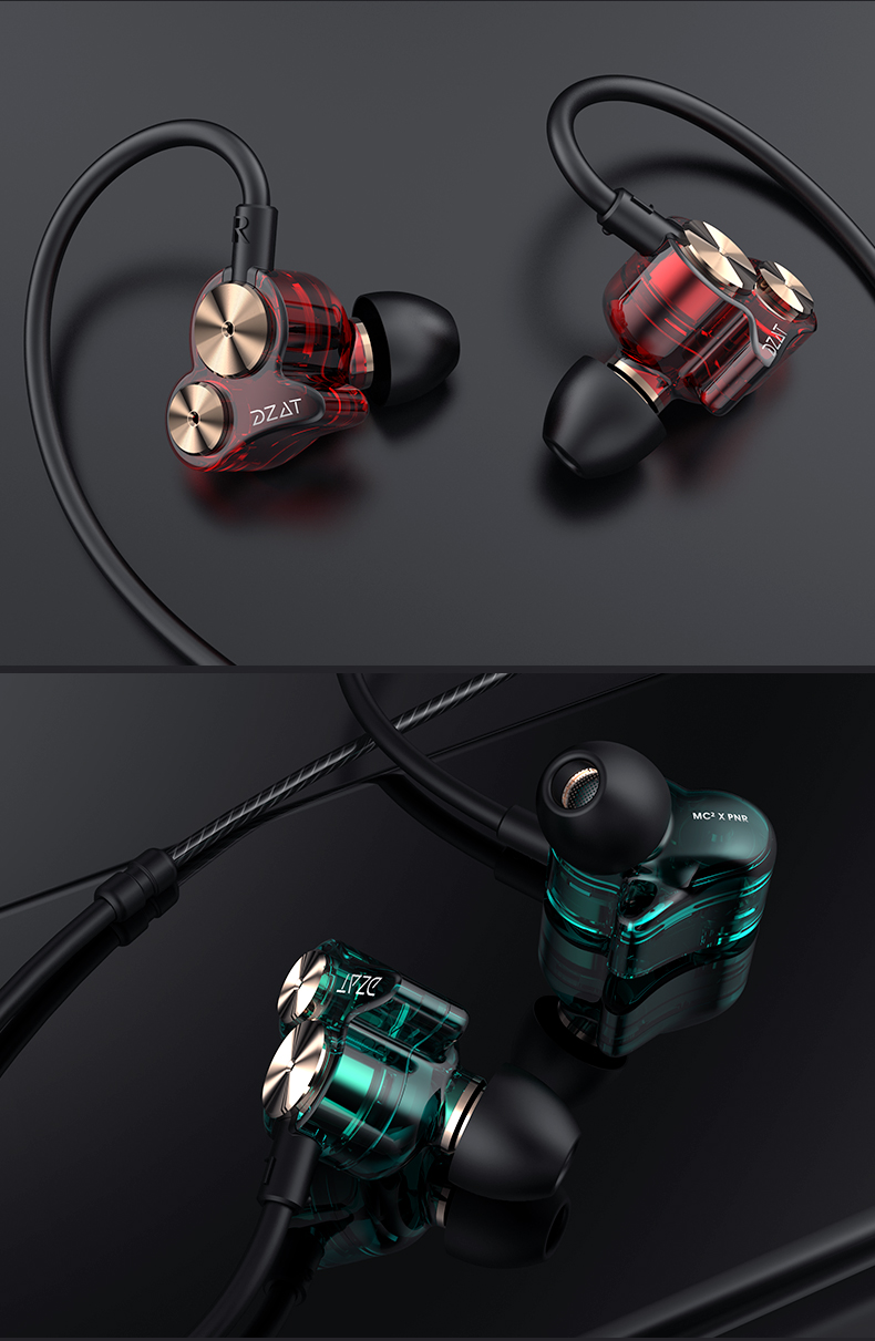 渡哲特四核耳机入耳式有线高音质手机电脑k歌吃鸡电竞游戏直播监听