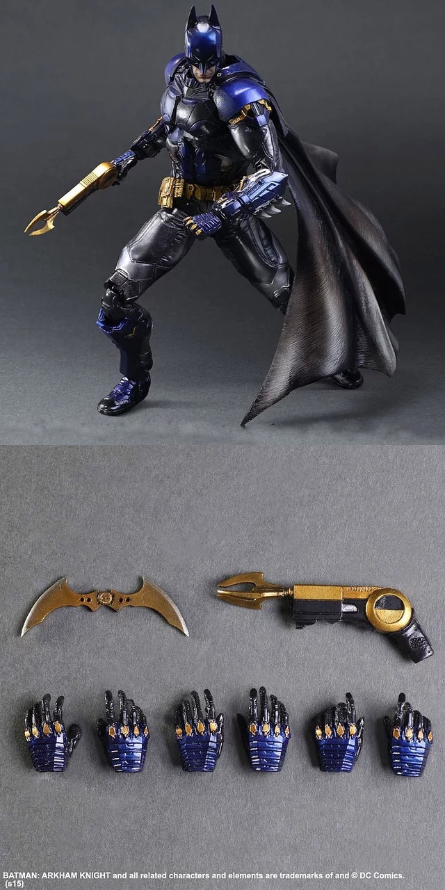 pa改 阿卡姆骑士 蝙蝠侠 限定版 超可动盒装手办模型
