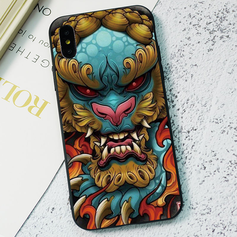 般若iphone6s苹果7手机壳xr5116px善恶8plus纹身个性潮牌男款图408