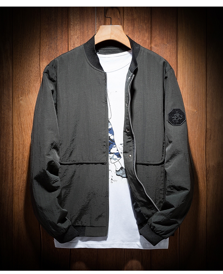 comeacross男装商务夹克2020春季新款大码男休闲工装流行外套