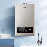 海尔(haier)燃气热水器12升天然气水气双调精准控温三段燃烧ECO智慧节能智能WIFI智控五重净化抑菌WG3