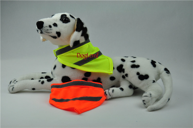 doglemi夜光反光荧光狗三角巾
