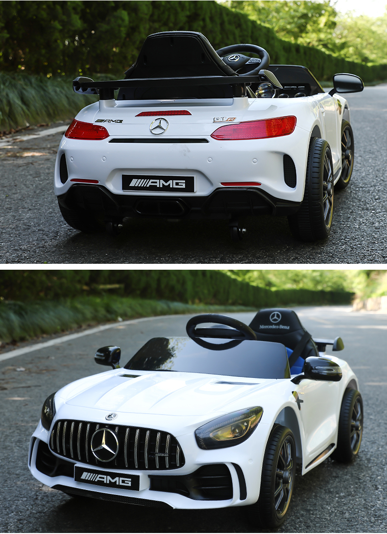 奔驰儿童电动车四轮小孩汽车遥控玩具车可坐人婴儿宝宝带摇摆童车