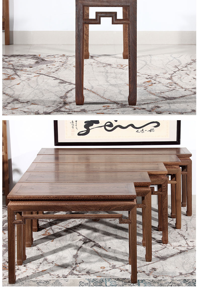 欧因家具木条案中式仿古实木供桌中堂神供台佛桌平头案