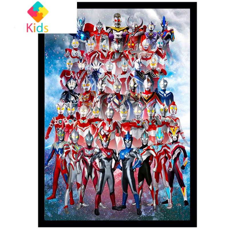 奥特曼拼图1000片迪迦赛罗树脂塑料儿童益智6岁以上300500片玩具真