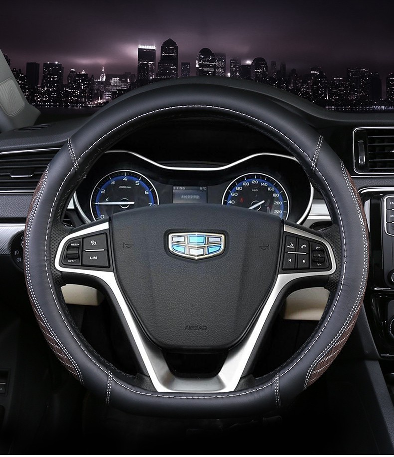 敬平吉利方向盘套夏季冰丝新帝豪gs gl博越博瑞缤瑞缤越远景x3 x6把套