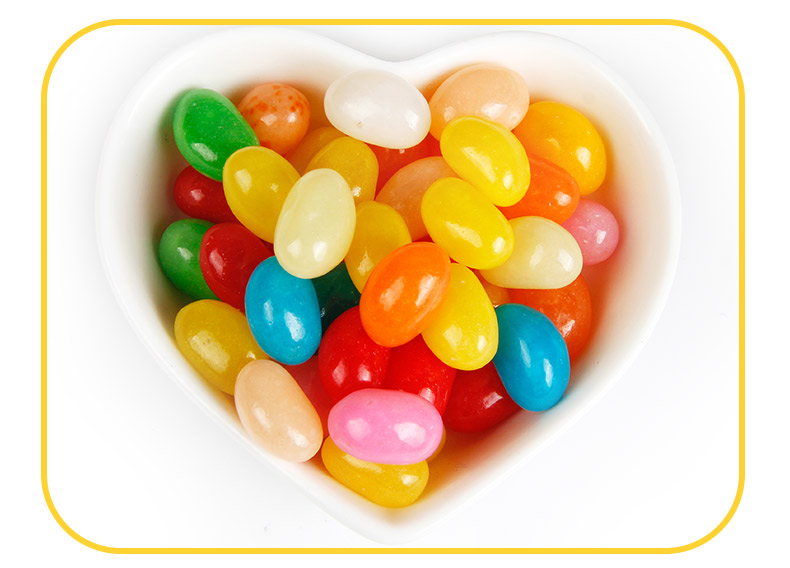 天凤旋果乐90后怀旧零食儿童彩色豆彩色糖果80g6瓶软糖儿童零食