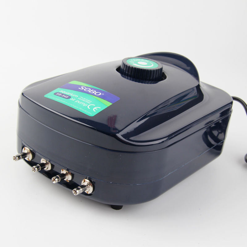 松宝增氧泵静音养鱼氧气泵鱼缸增氧机打氧机小型家用制充氧sb108非