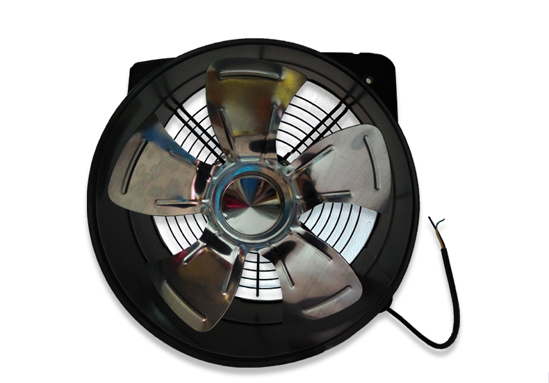定做 食堂强力抽油烟机风机 14寸方形大吸力排气扇 厨房管道排烟抽风