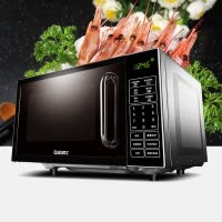 格兰仕微波炉光波炉家用20L烧烤箱一体机700W平板智能预约童锁解冻宝宝菜单DG黑色