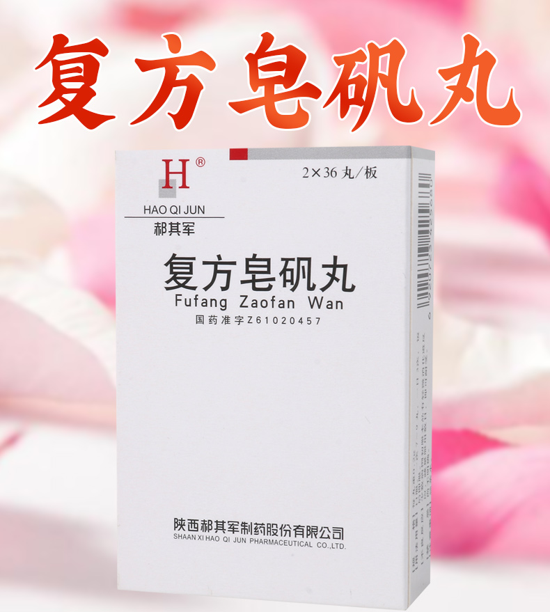 郝其军复方皂矾丸02g72丸盒温肾健髓益气养阴生血止血