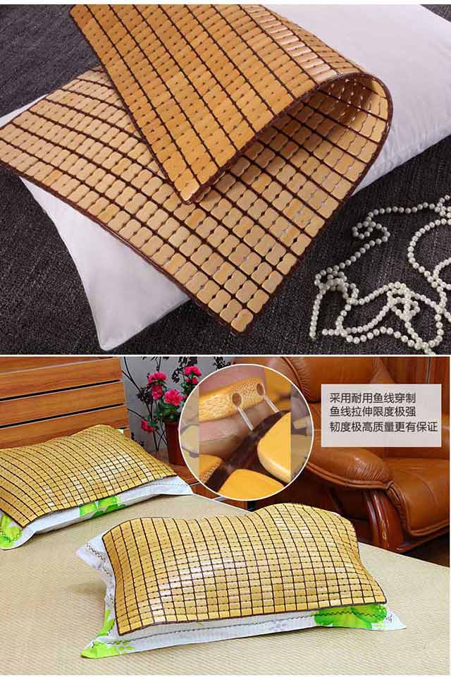 夏季麻将凉席枕头片麻将席枕席麻将块枕垫单人枕片枕巾垫凉枕u4