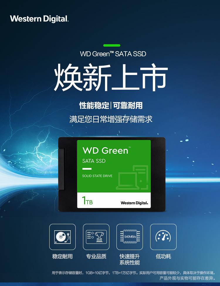 Western Digital WDS100T3G0A 1TB SSD