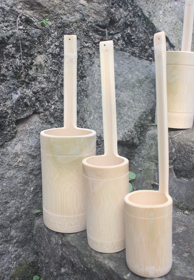 天然无油漆竹制打酒提子打酒器酒提勺酒提子酒吊子盛酒器酒具半斤