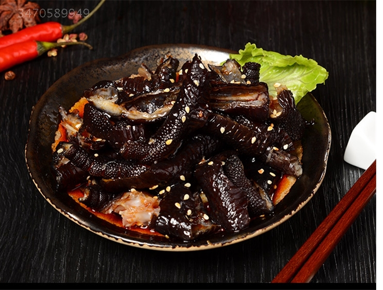 四川特色无骨黑土鸡爪250g5袋去骨鸡脚麻辣熟食休闲零食凤爪小吃250g4