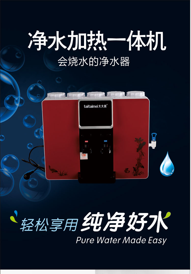 太太美净水器反渗透家用一体净水器