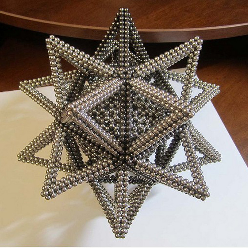 乐磁巴克球彩色永磁1000颗吸铁球玩具成人减压益智解压磁力球学生真