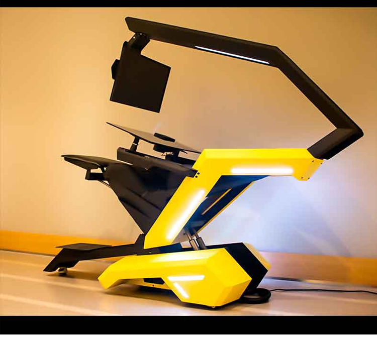 超级新品 苏宁精品 肥宅快乐椅 电竞座舱 懒人游戏躺椅网咖家用太空坐