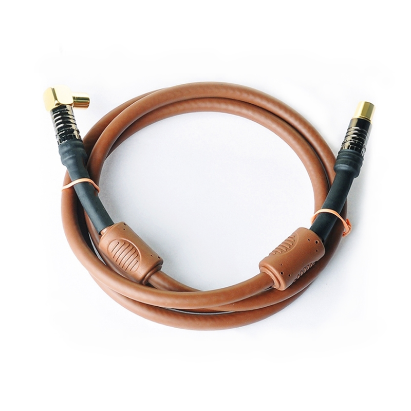 中泓汇达 有线电视线射频线闭路线rf接头f头带头高清数字信号线户户通