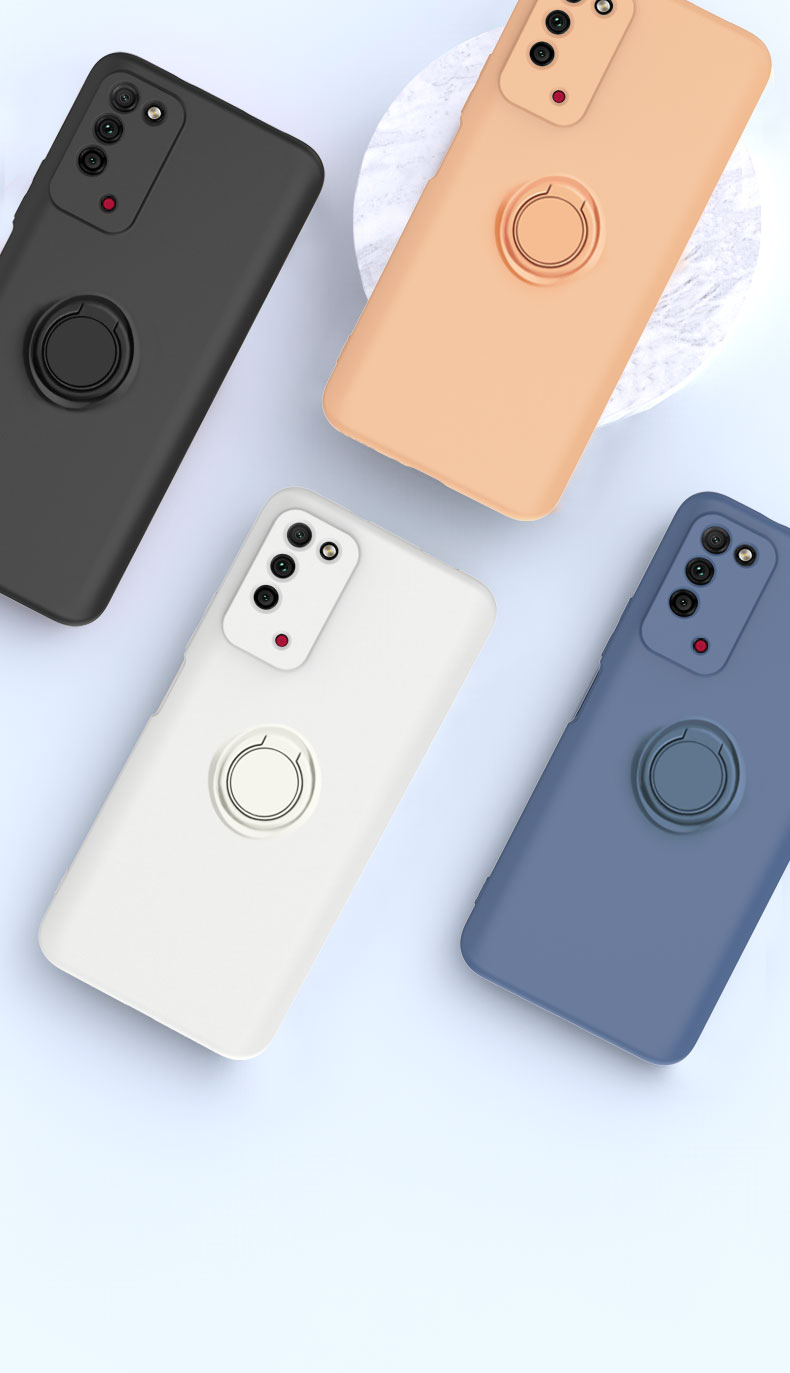 送膜dmha荣耀x10max手机壳防摔x10液态硅胶女v30pro保护套v30全包指环