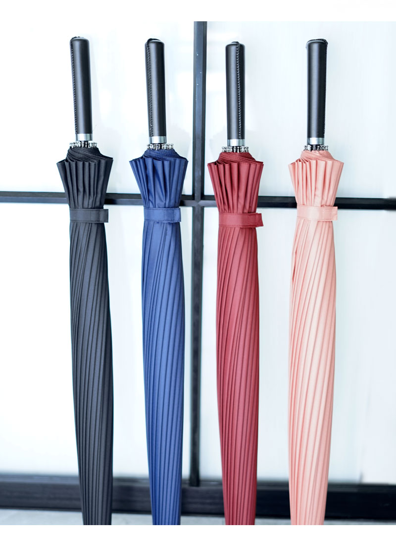 男士雨伞24骨长柄直杆加大加固防台风超大号双人三人加厚直柄大伞