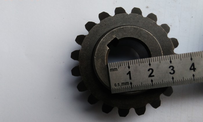 定做 丰源碧浪收割机农机锥齿轮19牙花键锥齿轮19齿平键锥齿轮伞齿轮