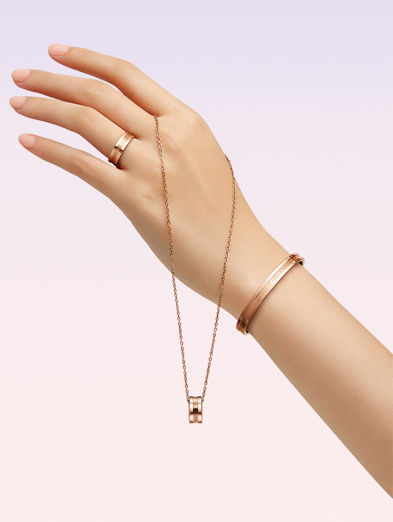 dw项链圆环锁骨链女小蛮腰轻奢高级感饰品送女友礼物丹尼尔惠灵顿