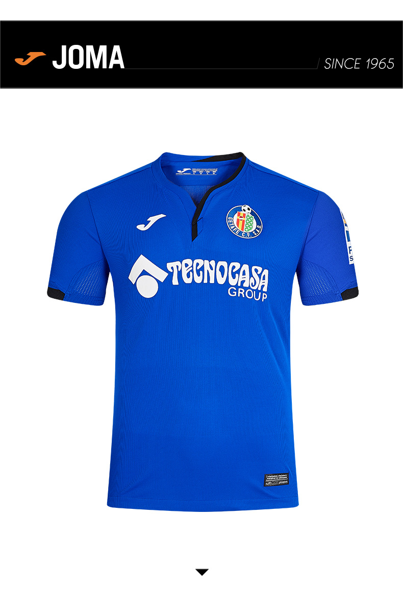 joma赫塔菲球衣比赛短袖t恤男士舒适透气足球俱乐部球迷版球衣3106fpb