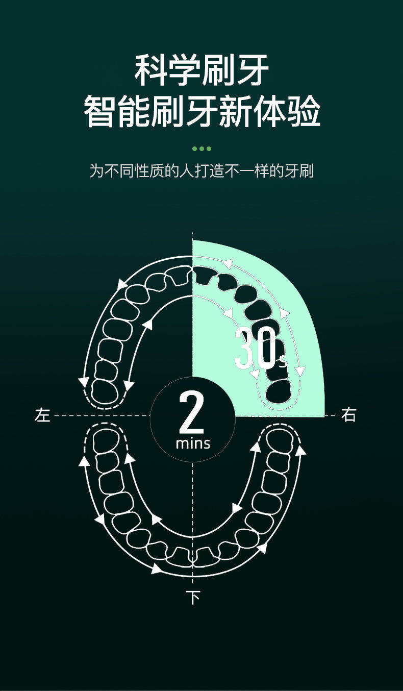 《金正电动牙刷磁悬浮防水成人儿童情侣学生超声波软毛自动智能充电