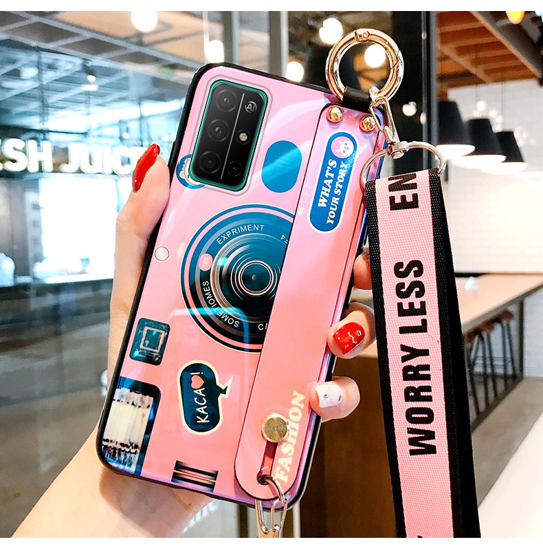 火豹华为荣耀30手机壳荣耀30s日韩潮牌女款荣耀30保护套30por蓝光相机