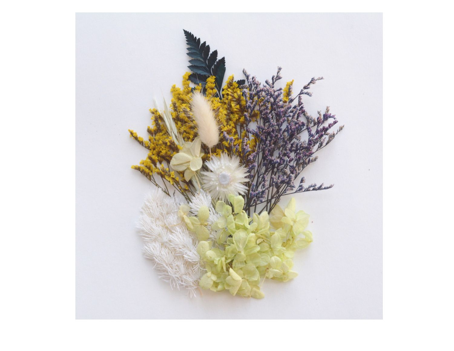 【优选好货】混合压花永生花干花diy材料包云南干花真花滴胶蜡烛手作