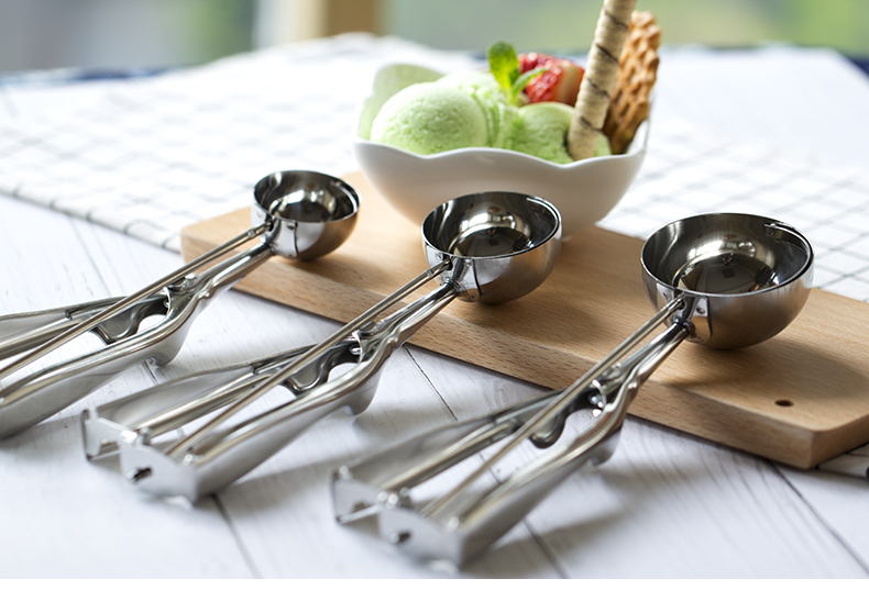 456cm304不锈钢冰淇淋勺雪糕冰激凌勺挖球器挖球勺打球器