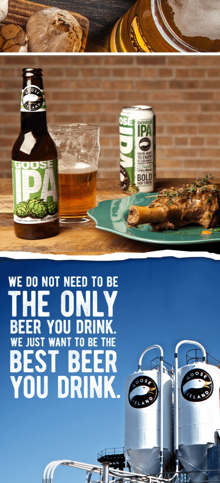 鹅岛gooseislandipa印度淡色艾尔精酿啤酒355mlx12瓶整箱装2021年3月