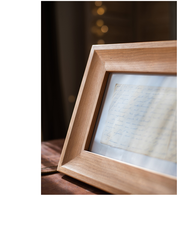 美帮汇红樱桃实木相框画框桌面摆件设照片墙自然日式北欧免打孔 长