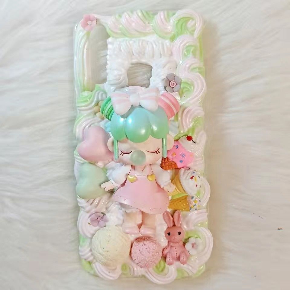 款50元前告诉客服型号nanci若来下午茶盲盒奶油胶手机壳订制闺蜜情侣