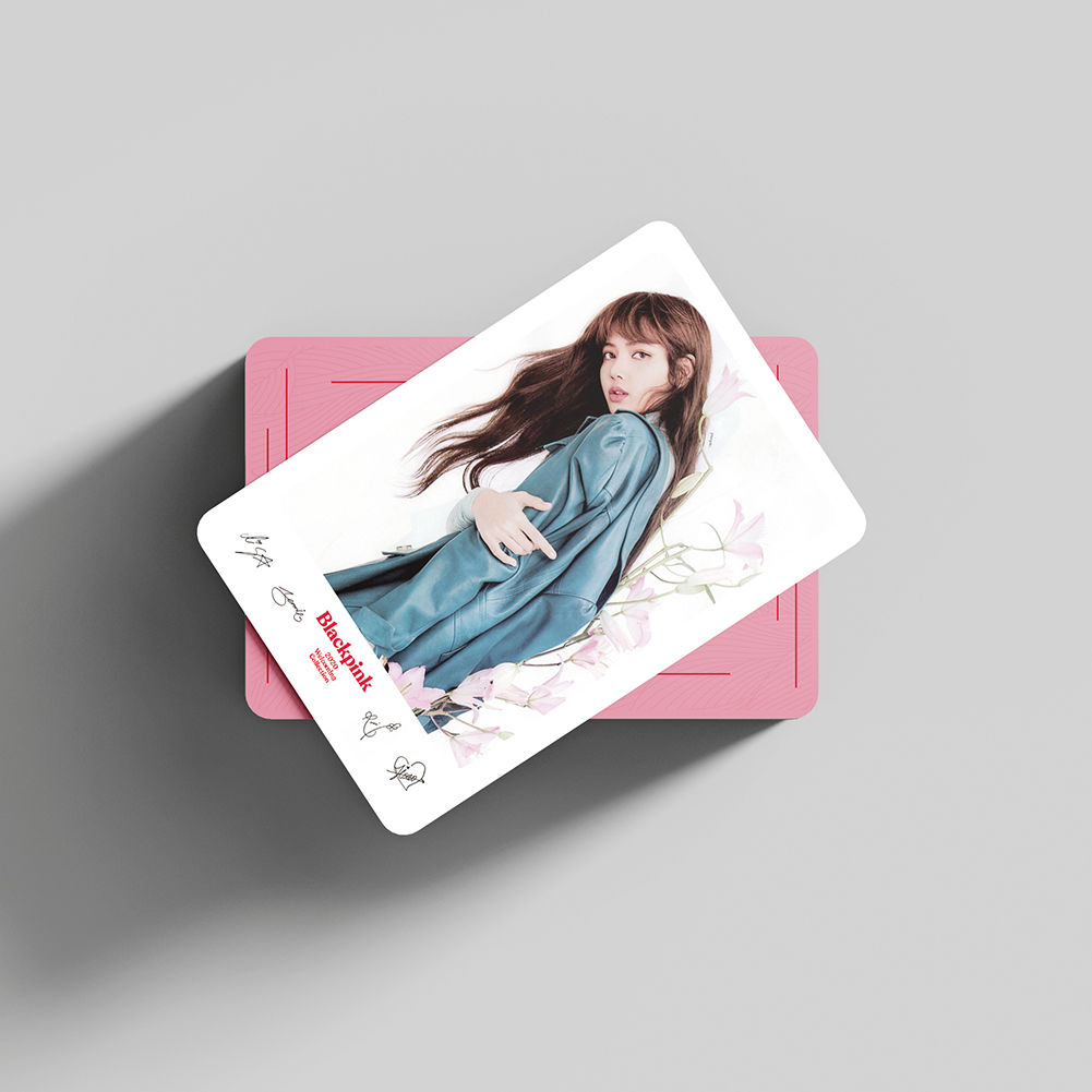 blackpink粉墨集体款lomo卡韩版女团明星卡片套装粉丝应援收藏卡一份