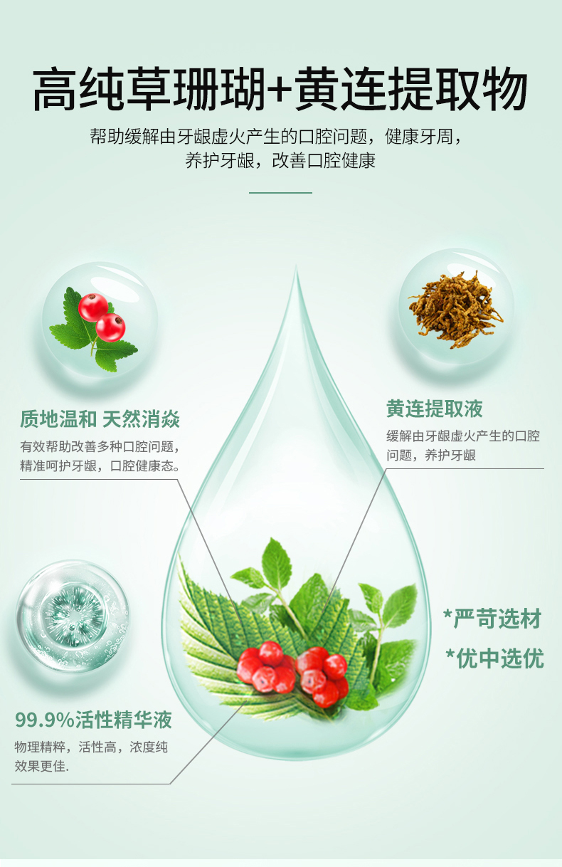 草珊瑚180克经典消焱配疗焱清牙膏