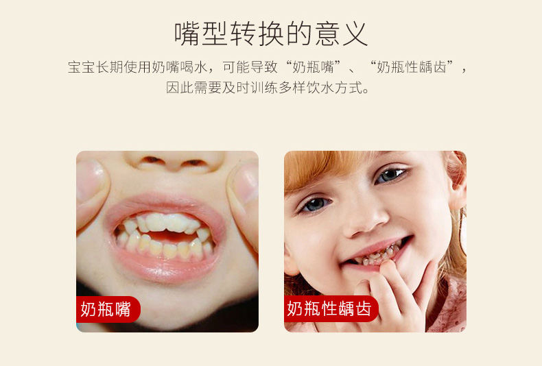 宽口径水杯吸嘴婴儿多用途全硅胶软嘴宽口径奶瓶通用型奶嘴 单个吸嘴