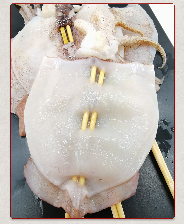 有检疫证铁板鱿鱼板70g20串鱿鱼鲜活轰炸大鱿鱼新鲜原味海鲜生鲜调理