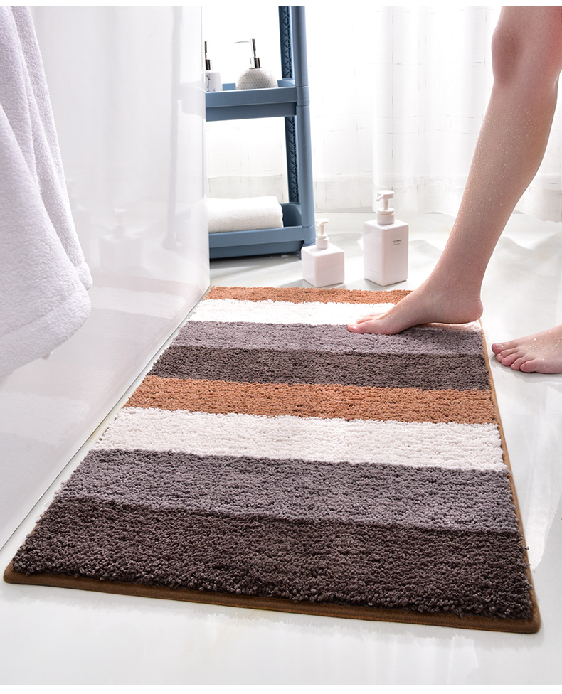 卫生间口地垫吸水加厚房间地毯垫进厕所浴室防滑垫脚垫家用