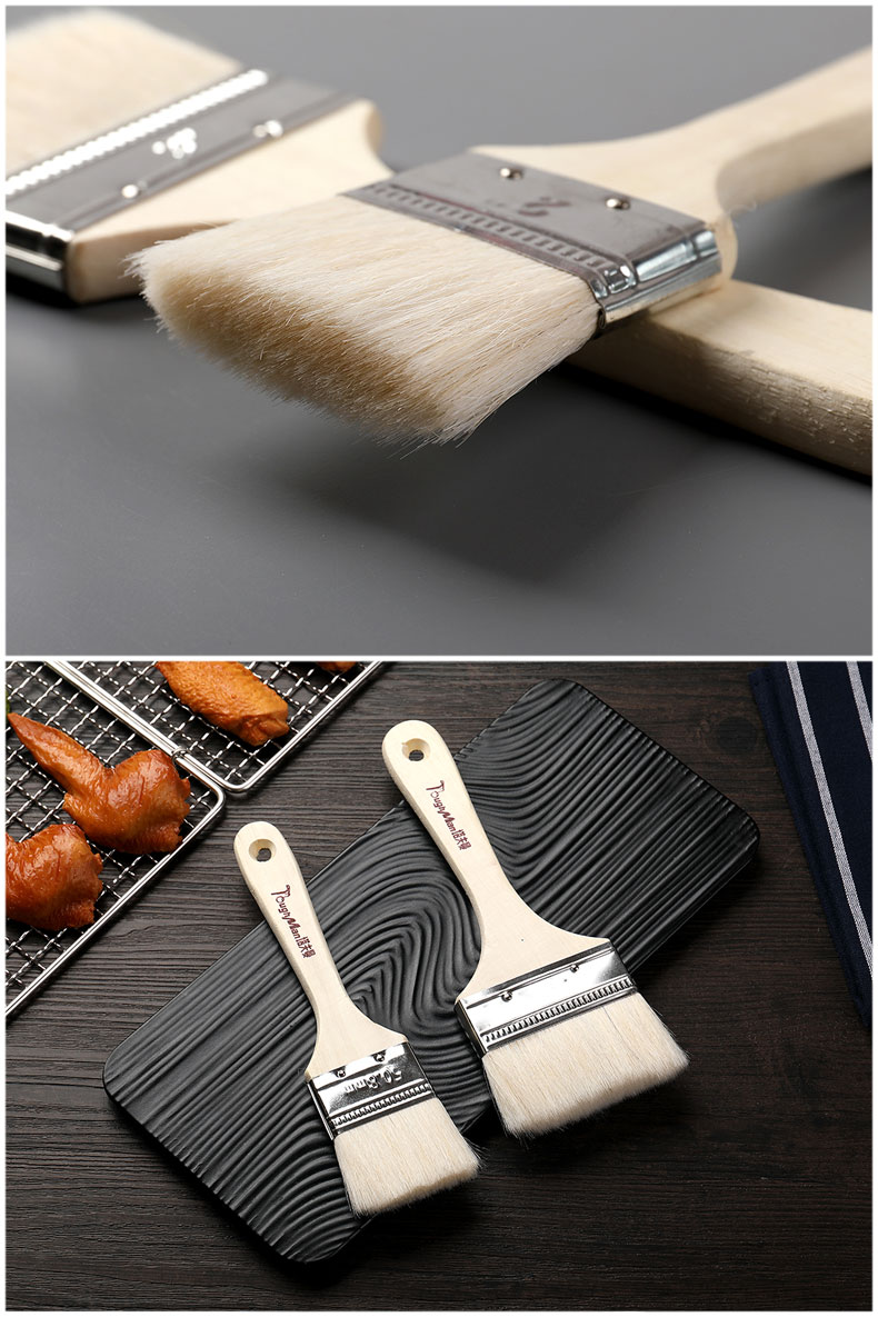 haoyangdao烧烤刷子油刷可高温厨房烙饼小刷子刷油烙饼工具烘焙刷酱
