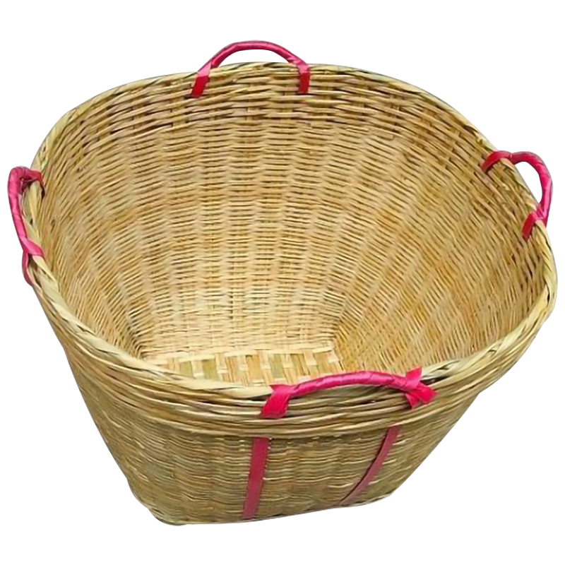 卡质垃圾箩竹箩水果箩直径48cm高36cm3个起发